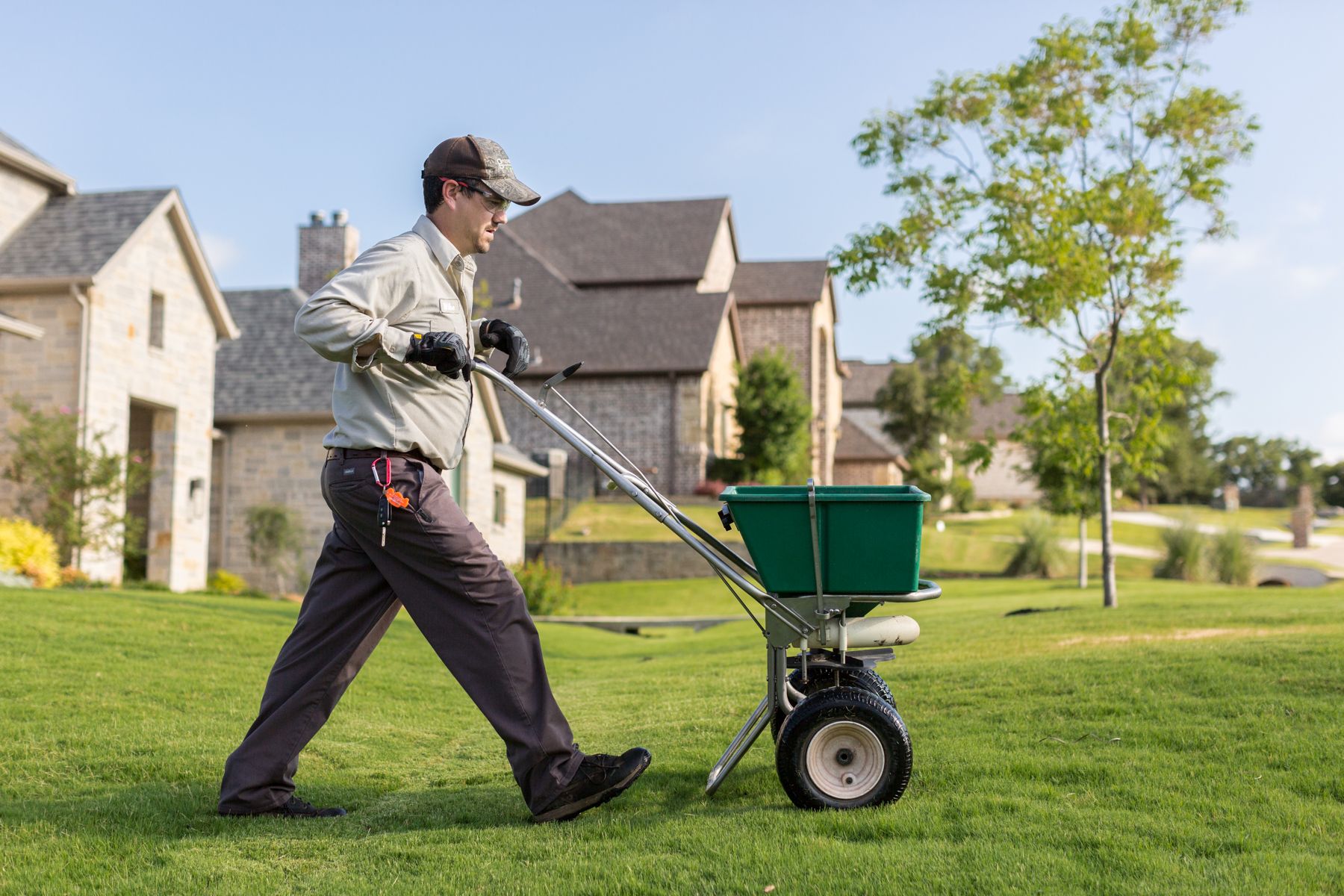 Trugreen lawn clearance mowing